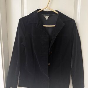 Jessica Black Velour Jacket/Blazer